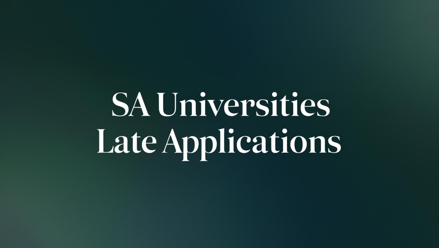 SA Universities Late Applications For 2025 Now Open BeraPortal